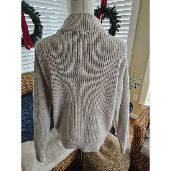 Tommy Hilfiger Monogrammed Applique Relaxed Sweater Size S Preppy - Picture 6 of 11